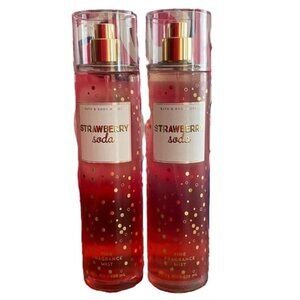 Bath & Body Works Strawberry Soda Fine Fragrance Mist Set of 2